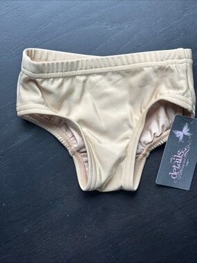 Details Dancewear Dance Briefs - Light Gold